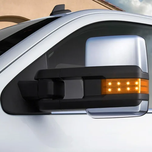 Vista 4 de Nova 99-02 Silverado Sierra Remolque POWER HEATED Chrome Espejos Señal de liquidación LED