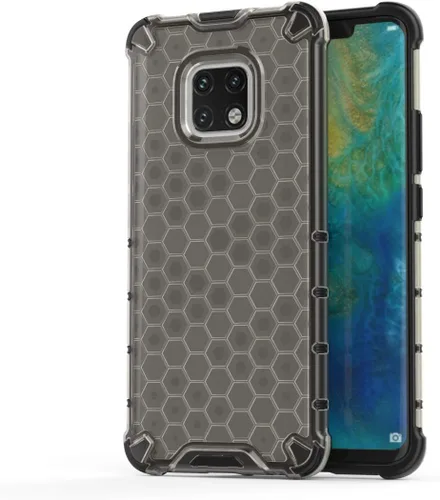 Vista 46 de Pzwoxukhov Funda compatible con Huawei Nova 3i, compatible con Huawei P Smart+ 2018 Honeycomb Anti-Drop Shock-Absorbing Case Negro