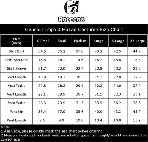 Vista 6 de CR ROLECOS Genshin Impact - Disfraz para cosplay de Hu Tao, traje para cosplay de HuTao, uniforme de fiesta de Halloween con sombrero, talla XL