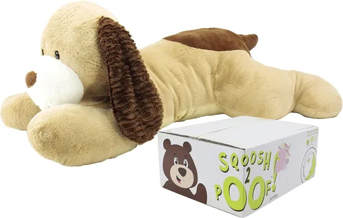Vista 9 de Animal Adventure® Sqoosh2Poof™ Personaje de peluche gigante comprimido dentro de una caja pequeña Oso de 54 pulgadas