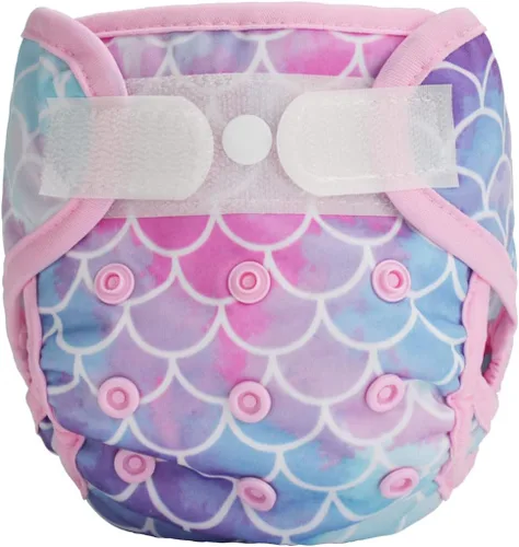 Vista 28 de Funda para pañales para recién nacidos con broche y pestaña de lavado, material PUL, 1 unidad