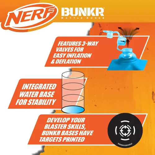 Vista 13 de NERF BUNKR Zombie Last Stand Inflatable Battle Zone