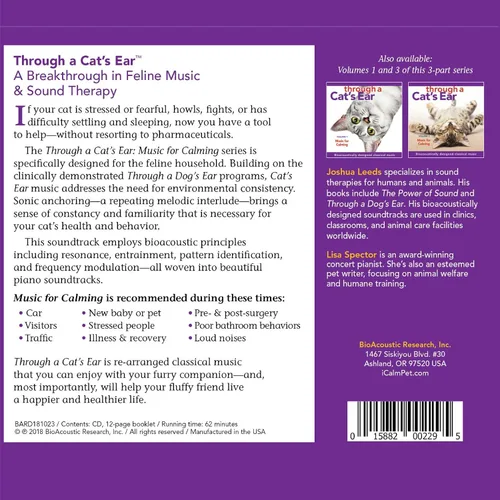 Vista 2 de Through A Cat's Ear: Music For Calming Vol.1