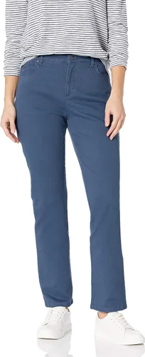 Vista 71 de Gloria Vanderbilt - Pantalones de mezclilla Amanda clásicos de tiro alto y pierna cónica petite para mujer Begonia Bloom