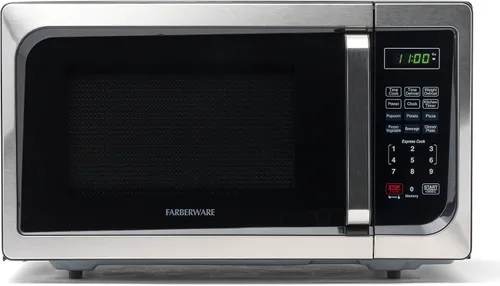 Vista 10 de Farberware Horno microondas sobre la gama, 1.7 pies cúbicos, 1000 W, sensor de cocción, recalentamiento automático, cocción multietapa, función