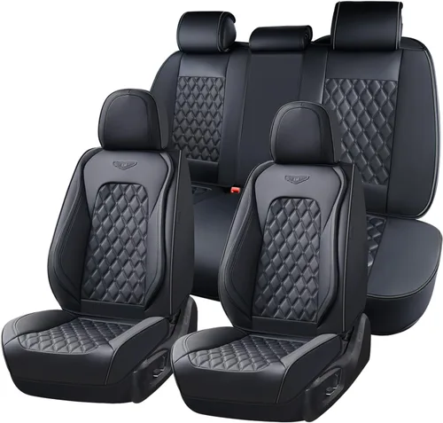 Vista 67 de Coverado Fundas de asiento delantero, fundas de asiento delantero de automóvil, fundas de asiento de piel de napa para automóviles, fundas