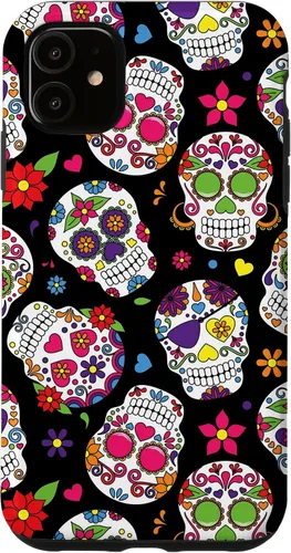 Vista 8 de Dead Sugar Skulls Case Sugar Skull Day of The Dead Case for iPhone 17