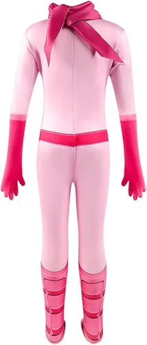Vista 2 de MSSmile-FANKID Disfraz de princesa melocotón para niñas, súper hermanos, princesa, melocotón, disfraz de cosplay, overol de Halloween