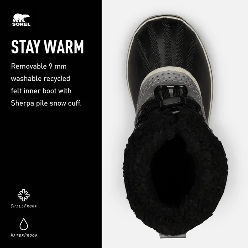 Vista 4 de SOREL - Botas de nieve de invierno Yoot Pac TP para niños