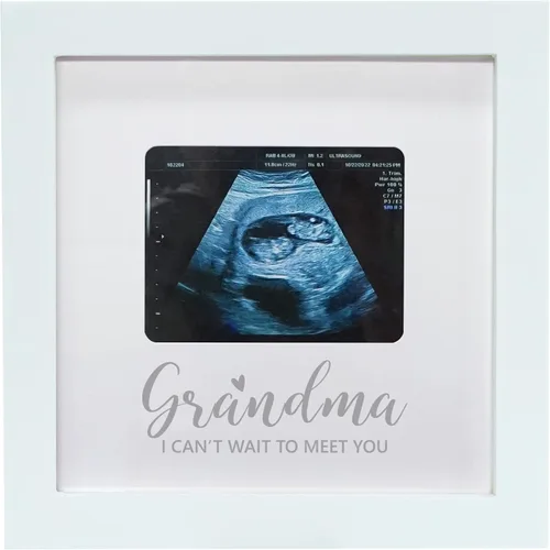 Vista 11 de Sonogram - Marco de fotos para abuela, marco de fotos de ultrasonido, anuncio de embarazo para abuela, ideas de anuncio de bebé, marco de fotos