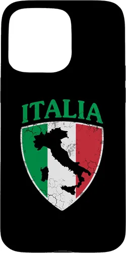 Vista 31 de Italia Flag Crest Italy Italian Family Vintage Distressed Case for iPhone 17