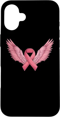 Vista 23 de Pink Ribbon Wings Breast Cancer Awareness Case for iPhone 17