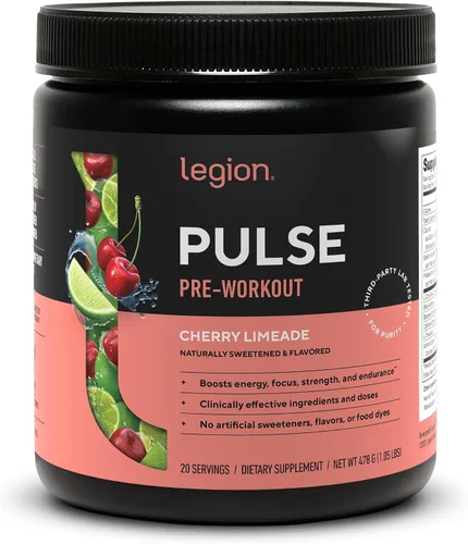 Vista 20 de LEGION Pulse Pre Workout - Bebida preentrenamiento de óxido nítrico totalmente natural para aumentar la energía, sin creatina, endulzada