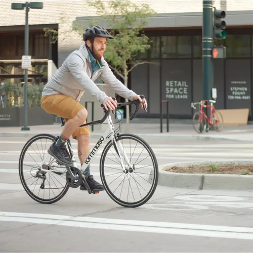 Vista 7 de Tommaso Zapatos de ciclismo para hombre, para interiores, para ciclismo y desplazamiento, para uso urbano, compatible con tacos SPD, cordones