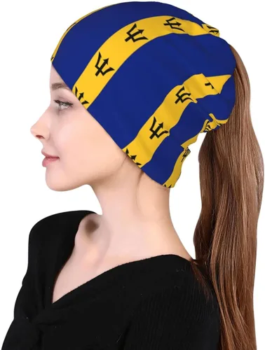 Vista 6 de Lindo gorro multifunción con bandera unisex elástico diseño de calavera bufanda de moda holgada para hombres y mujeres