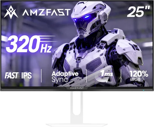 Vista 14 de Amzfast Monitor para juegos de 24 pulgadas 180Hz QHD (2560 × 1440), monitor IPS rápido, compatible con G-SYNC de 1 ms, altavoces incorporados, 96%