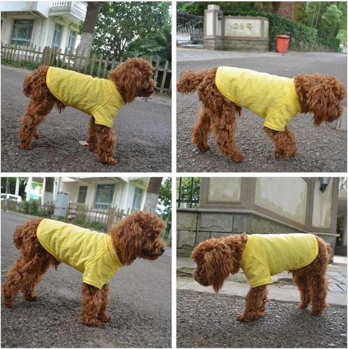 Vista 220 de Lovelonglong 2019 - Ropa para mascotas, Disfraces para Perro, Ropa Camisetas en blanco para Perros Grande Medianos Pequeños 100% Algodón 18