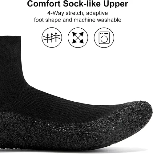 Vista 3 de ALEADER Zapatos de calcetín descalzos para hombres y mujeres - Zapatos de levantamiento cero caída minimalista - Zapatos de agua ultra portátiles