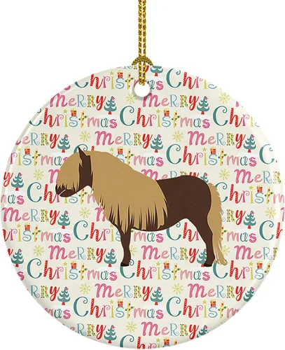 Vista 133 de Caroline's Treasures Adorno de cerámica de avestruz común para árbol de Navidad, decoración colgante para el hogar, Navidad, vacaciones, fiesta