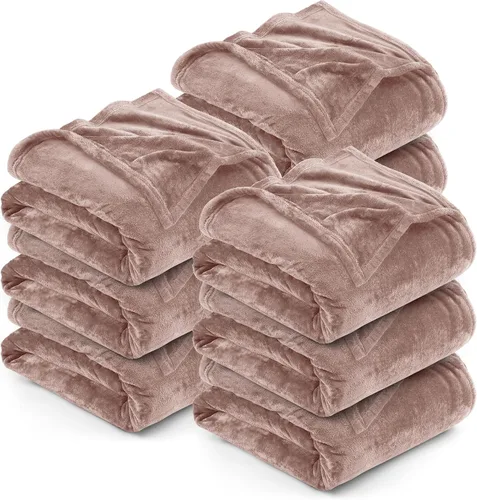 Vista 108 de Utopia Bedding - Manta de vellón de lujo, mullida, antiestática; manta de suave microfibra de 8.8 oz/yd² (300 g/m²) para sofá y cama; tamaño Gris