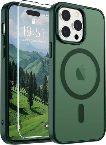 Vista 147 de SUPFINE Funda magnética para iPhone SE 2022 (3ª)/2020 (2ª), iPhone 8 (compatible con MagSafe) (protección contra caídas de grado militar), funda