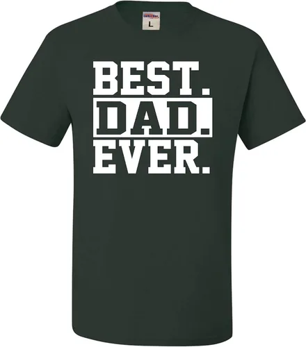 Vista 12 de Go All Out Camiseta de adulto para el día del padre con texto en inglés Best Dad Ever #1 Dad World's Greatest Dad