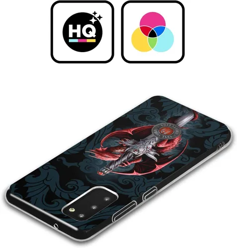 Vista 2 de Head Case Designs Funda de gel suave con licencia oficial de Anne Stokes Dagger Dragons compatible con Samsung Galaxy Xcover7 5G