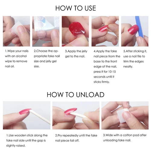 Vista 6 de 24 uñas postizas medianas a presión, color blanco y negro, uñas con pegamento en forma de almendra, uñas postizas brillantes con diseños, uñas