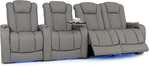 Vista 25 de Seatcraft Virtuoso 365 - Asiento de cine en casa (3 unidades), color ébano