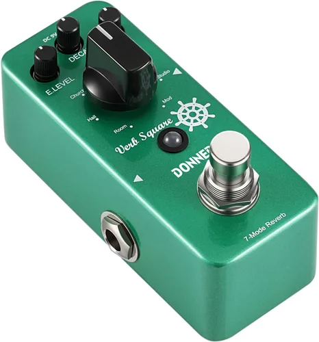 Vista 22 de Donner Pedal de efecto ABY Box, conmutador AB de selector de línea, mini, para guitarra, True Bypass