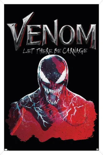 Vista 14 de Trends International Marvel Venom: Let There be Carnage - Póster de pared negro y rojo