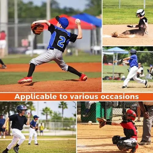 Vista 7 de COOLOMG Pantalones cortos de béisbol acolchados para niños y jóvenes, con bolsillo para copas, de compresión, para sóftbol, fútbol, lacross, hockey