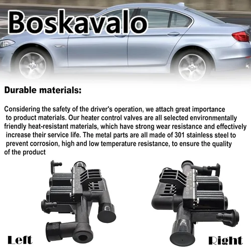 Vista 6 de 64219310349 Válvula de control del calentador 64119310349 para BMW F01 F02 F10 F11 F12 520i 523i 528i 740i 740Li 750Li