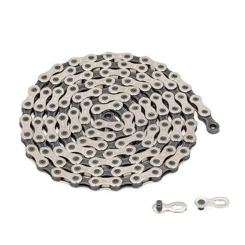 Vista 2 de Cadena de bicicleta de 11 velocidades, compatible con bicicletas de carretera y MTB con casetes de 11 velocidades, 116 eslabones