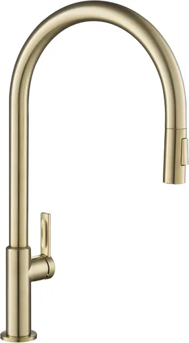 Vista 21 de Kraus KPF-2822BB Oletto Grifo de barra de cocina de una manija, 12 pulgadas, latón cepillado