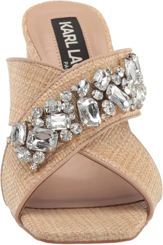 Vista 2 de Karl Lagerfeld Paris Sandalias de tacón de vacuno para mujer