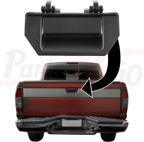 Vista 3 de Parts N Go Reemplazo de la manija del portón trasero para Pickup BASE E SE XE 1986-1997 - NI1916100 906068Z360