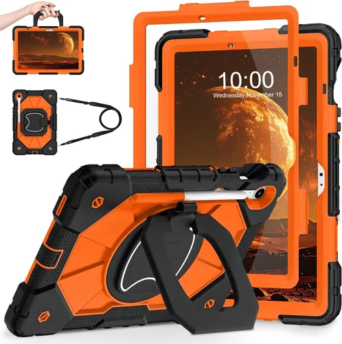 Vista 13 de WESOROL Funda para Samsung Galaxy Tab S10 Lite/S10 FE/S9 FE/S9 10.9/11 pulgadas (2025/2023), Funda para Tableta Galaxy Tab S9 a prueba de golpes