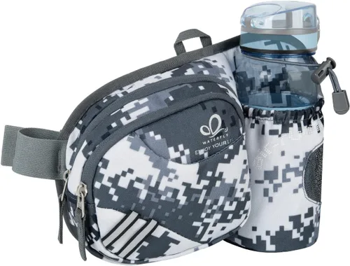 Vista 15 de Waterfly - Cangurera de senderismo con soporte para botella de agua para hombres y mujeres, para correr y pasear al perro, para iPhone 8 Plus