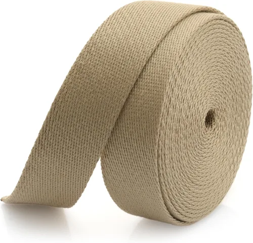 Vista 10 de CRAFTMEMORE Correa de algodón pesado, correas para artes y manualidades, correa de lujo para bolsa de alta densidad