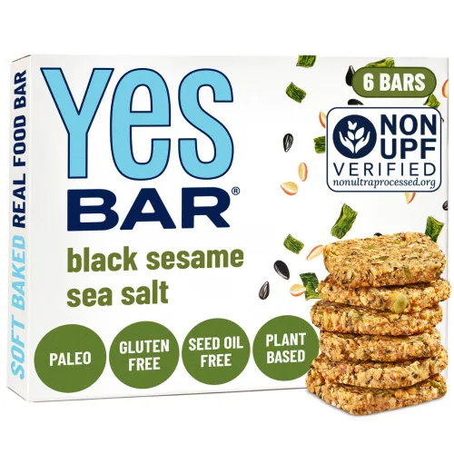 Vista 20 de The YES Bar Barra de manzana y canela crujiente – Proteína a base de plantas, barra de aperitivo decadente – Vegana, paleo, sin gluten, sin lácteos