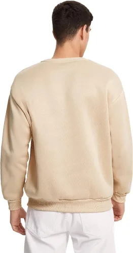 Vista 2 de SheIn Sudadera casual de manga larga con cuello redondo y hombros caídos para hombre