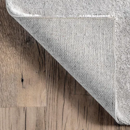 Vista 5 de nuLOOM Loni - Alfombra cuadrada de felpa acogedora de 6 pies, lavable a máquina, antideslizante, suave y esponjosa, para sala de estar, dormitorio