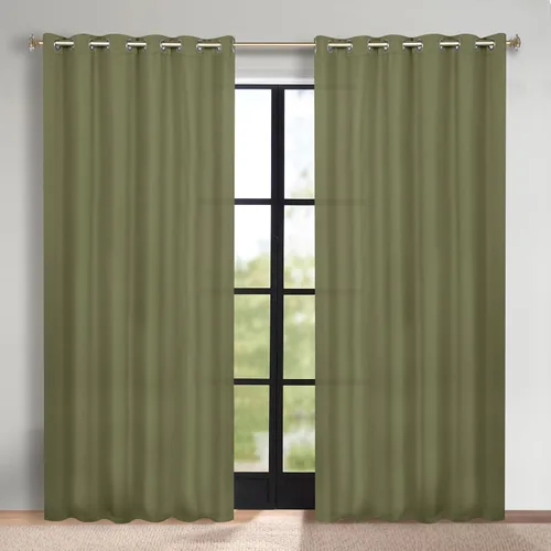 Vista 101 de Superior Cortinas Opacas, Oscurecimiento de Habitación, Dormitorio, Cortinas, Cocina, Acentos de Ventana de Sala de Estar, Bloqueo Solar, Térmico