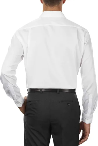 Vista 2 de Tommy Hilfiger Camisa de vestir para hombre ajuste regular sin planchado color liso