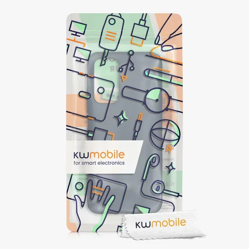 Vista 7 de kwmobile Funda compatible con Xiaomi Mi 10T/Mi 10T Pro - Funda protectora de silicona TPU suave y delgada - Pizarra oscura