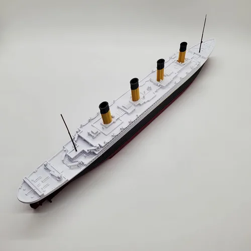 Vista 7 de THEROLLER3D RMS Titanic Model Ship 1 pie de largo montado, históricamente preciso, réplicas Titanic