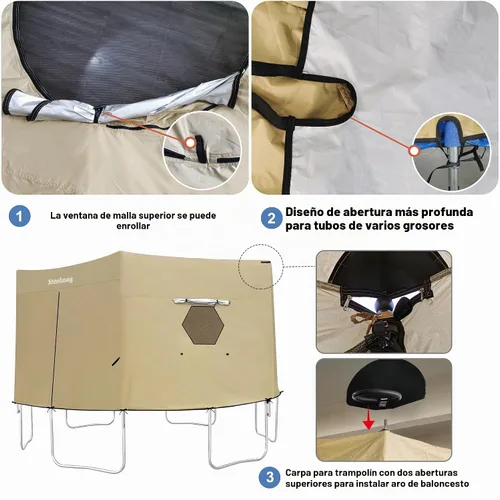 Vista 6 de Trampoline Tent