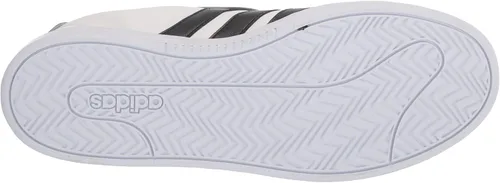 Vista 4 de adidas Grand Court Alpha Tenis para hombre, Cloud White-Pulse Blue-almost Yellow