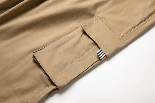 Vista 6 de Pantalones cargo para hombre con bolsillos, pantalones deportivos de algodón para senderismo, casuales, atléticos, deportivos, para exteriores